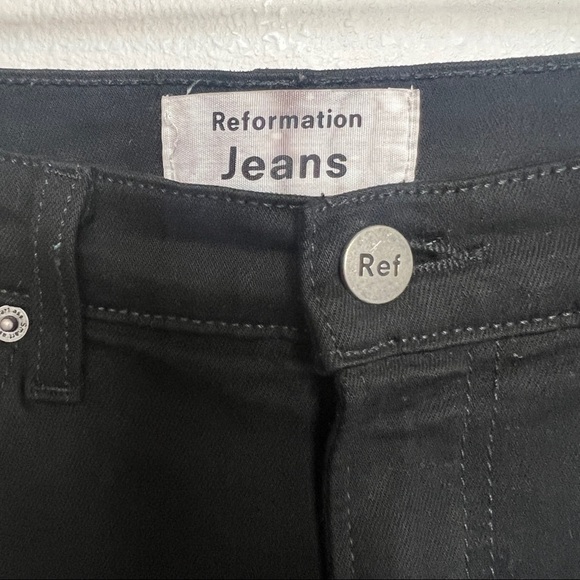 Reformation Perri Black High Waist Jeans - Picture 4 of 6